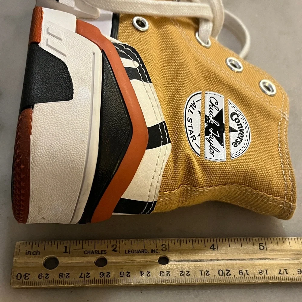Converse CPX70 Classic Platform Mustard High-Top Sneakers - Picture 6 of 9
